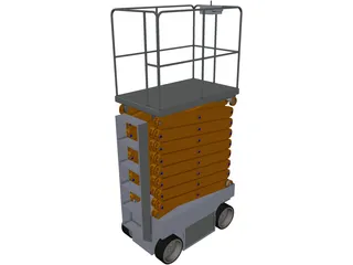 Scissor Lift 3D Model