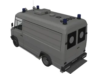 Mercedes-Benz Vario Rettungs 3D Model