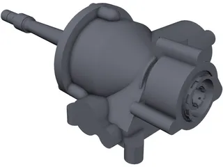 Bell 206 Gearbox 3D Model