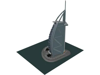 Burj al-Arab 3D Model