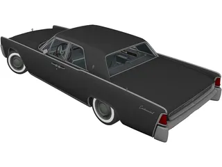 Lincoln Continental Sedan (1962) 3D Model