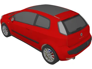 Fiat Punto (2012) 3D Model