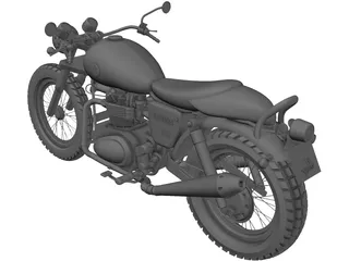 Yamaha 350 Custom 3D Model