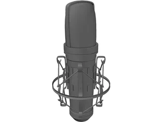 Marshall Electronics Microphone 3D Model