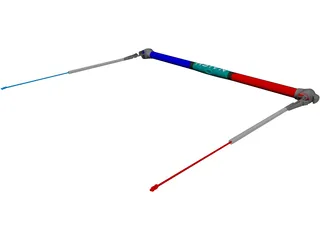 Naish Kitesurf Kite Bar 2002 3D Model