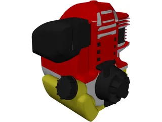 Honda GK100 Engine 3D Model