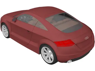 Audi TT (2015) 3D Model