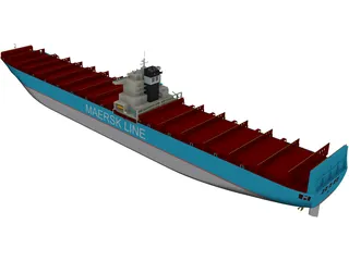 Maersk Container Ship 3D Model