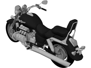 Honda Valkyrie F6C 3D Model