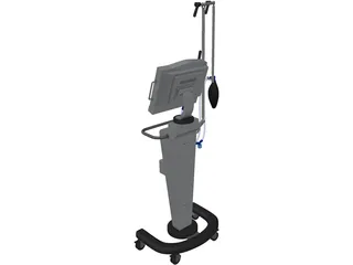 Hospital Ventilator 3D Model