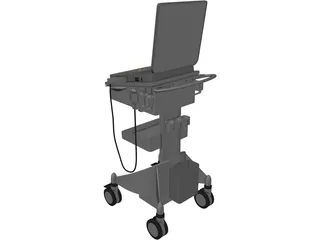 CX50 Ultrasound 3D Model