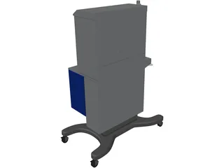 Anesthesia Machine 3D Model