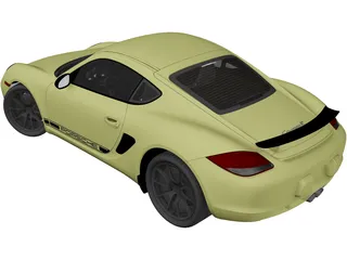 Porsche Cayman R (2012) 3D Model