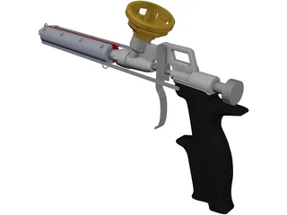 Foam Gun 3D Model