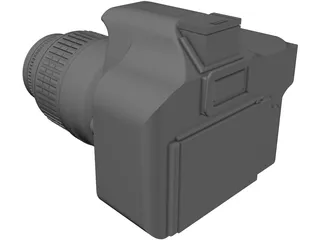 Nikon D5200 3D Model