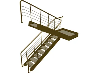 Stairs 3D Model