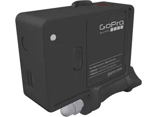 GoPro Hero 3 HD Camera 3D Model