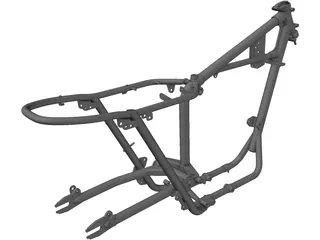 Motorbike Frame 3D Model