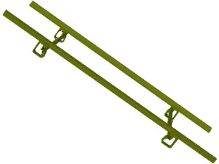 Military Stretcher 3D Model