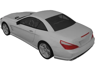 Mercedes-Benz SL500 3D Model