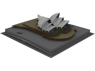 Sydney Opera House 3D Model