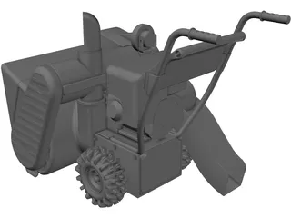 Snow Blower 3D Model