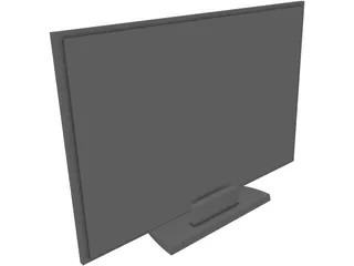 Panasonic Flat TV 3D Model