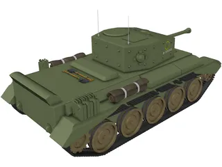 Cromwell VII A24 3D Model