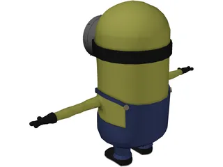 Minion One Eye 3D Model