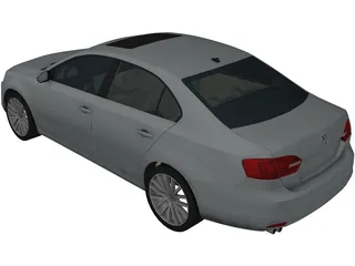 Volkswagen Jetta (2011) 3D Model