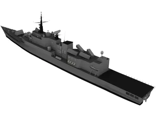 Maestrale Frigate 3D Model