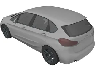 BMW 225i Active Tourer 3D Model