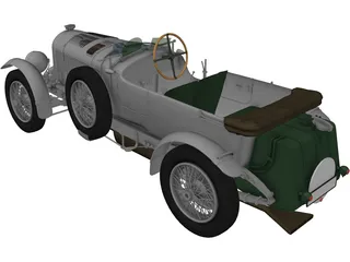 Bentley (1930) 3D Model