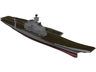 Vikramadity Aircraft Carrier 3D Model