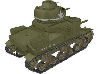 M3 Lee 3D Model