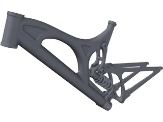 Santa Cruz V10 Frame 3D Model