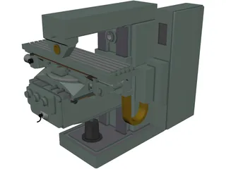 Milling Machine 3D Model
