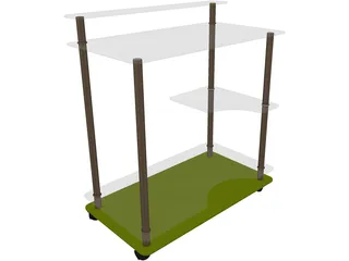 Book Stand 3D Model