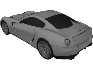 Ferrari 599 GTB Fiorano (2006) 3D Model