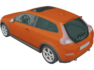 Volvo C30 (2010) 3D Model