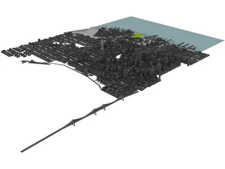 New York Manhattan Hudson Yards 3D Model