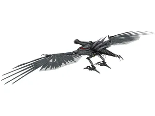 Laserbeak Mechanical Bird 3D Model