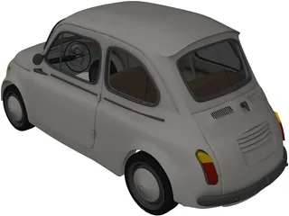 Fiat 500 3D Model