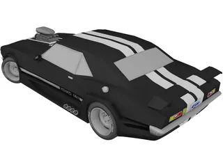 Chevrolet Yenko Camaro Supercharged 3D Model