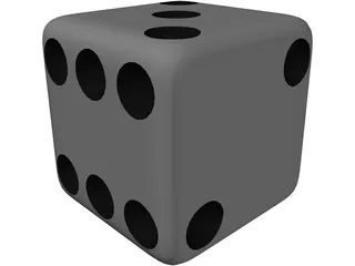 Casino Dice 3D Model