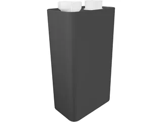 9 Volt Battery 3D Model