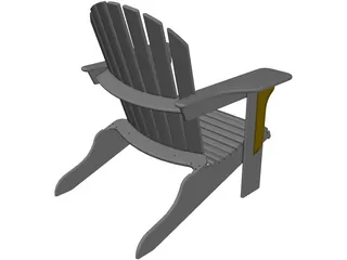 Adirondack Chair 3D Model