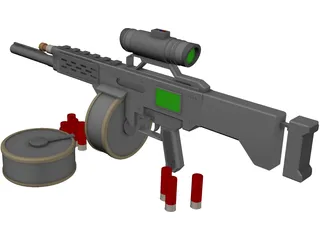 USAS12 3D Model