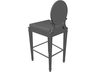 Barstool 3D Model