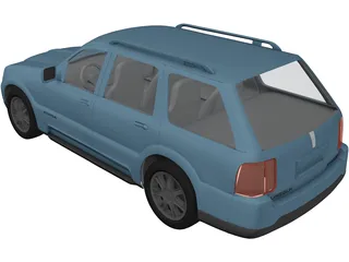 Lincoln Aviator 3D Model